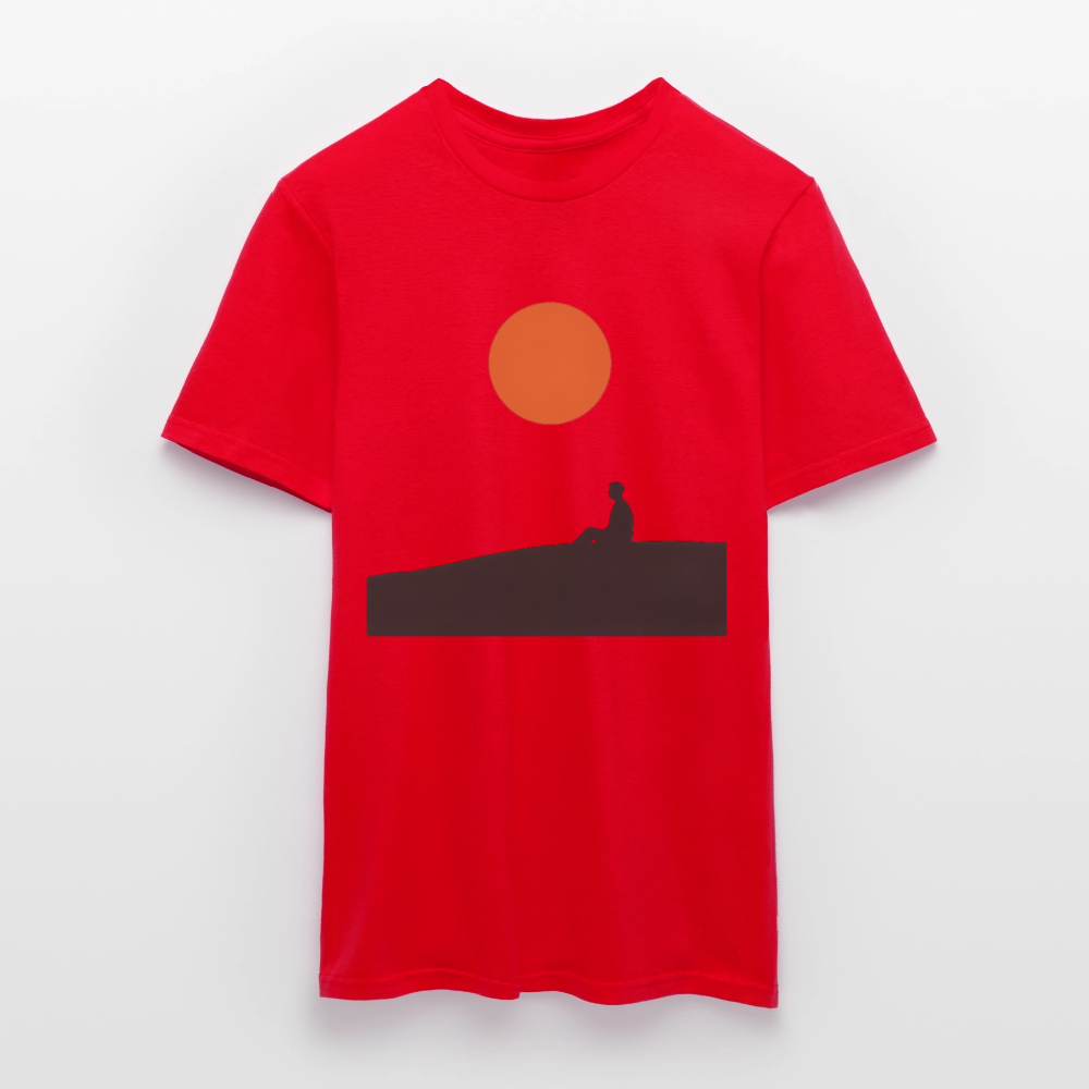 Under the sun, T-shirt unisex - röd