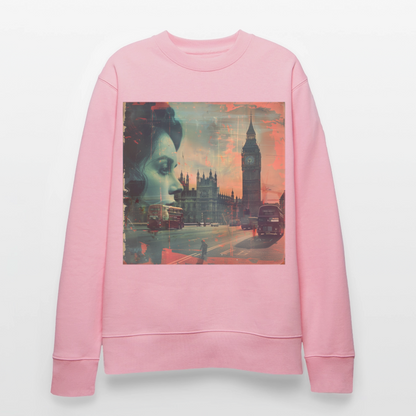 The Beat of London, Ekologisk sweatshirt CHANGER unisex från Stanley/Stella - ljusrosa