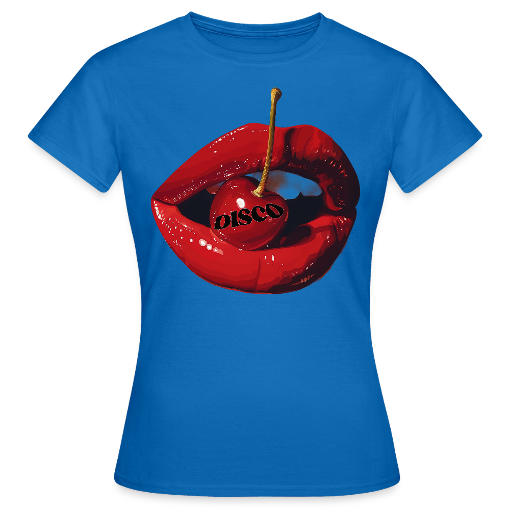Taste of Disco, T-shirt dam - royalblå