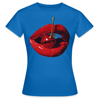 Taste of Disco, T-shirt dam - royalblå