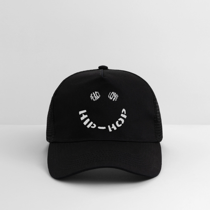 Peace, Love & Hip-Hop, Trucker Cap - svart/svart
