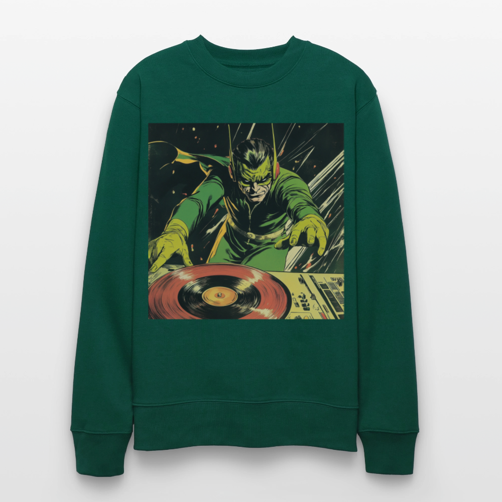 Vibe Venom, Ekologisk sweatshirt CHANGER unisex från Stanley/Stella - skogsgrön