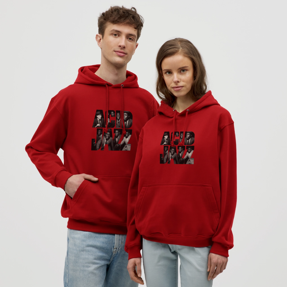 80s Club Jazzdance, Luvtröja unisex - röd