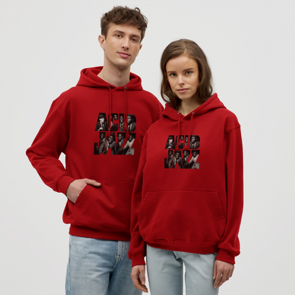 80s Club Jazzdance, Luvtröja unisex - röd