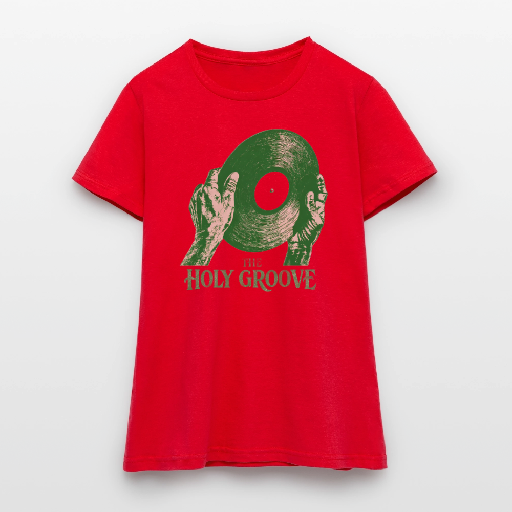 The Holy Groove, T-shirt dam - röd
