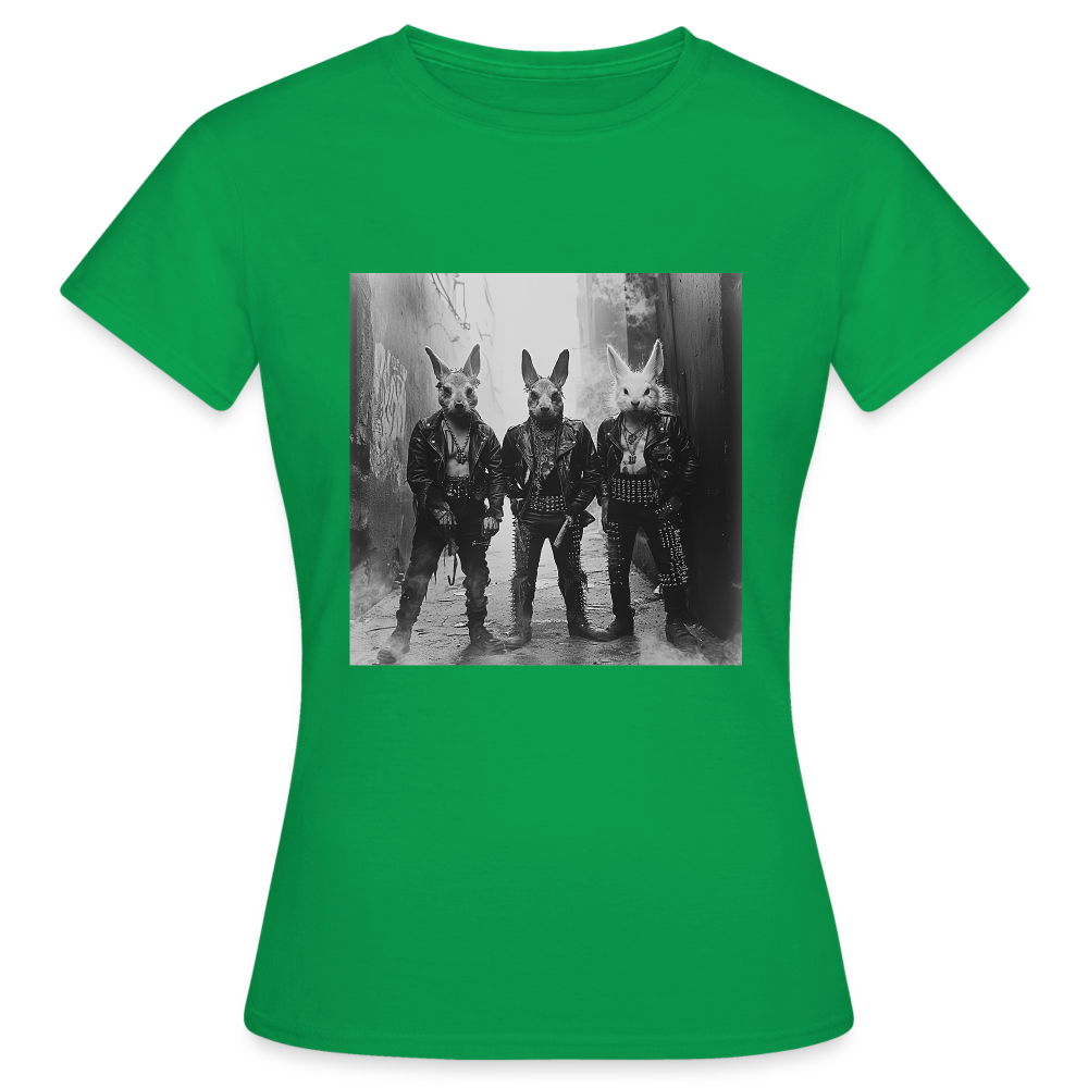 The Hare Raisers, T-shirt dam - kellygrön