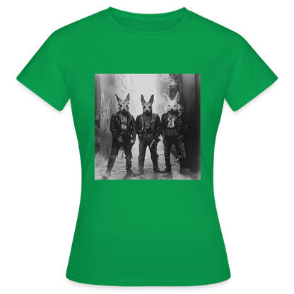 The Hare Raisers, T-shirt dam - kellygrön