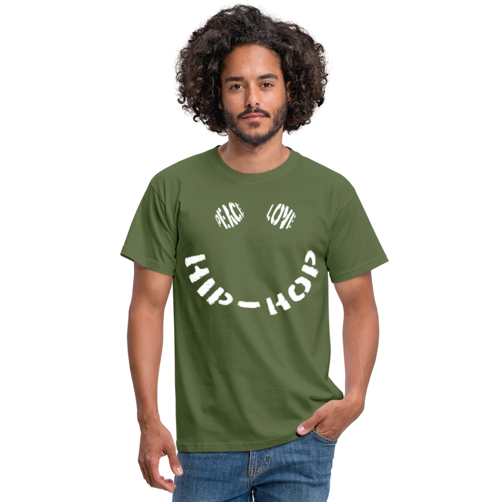 Peace, Love & Hip-Hop, T-shirt herr - Militärgrön