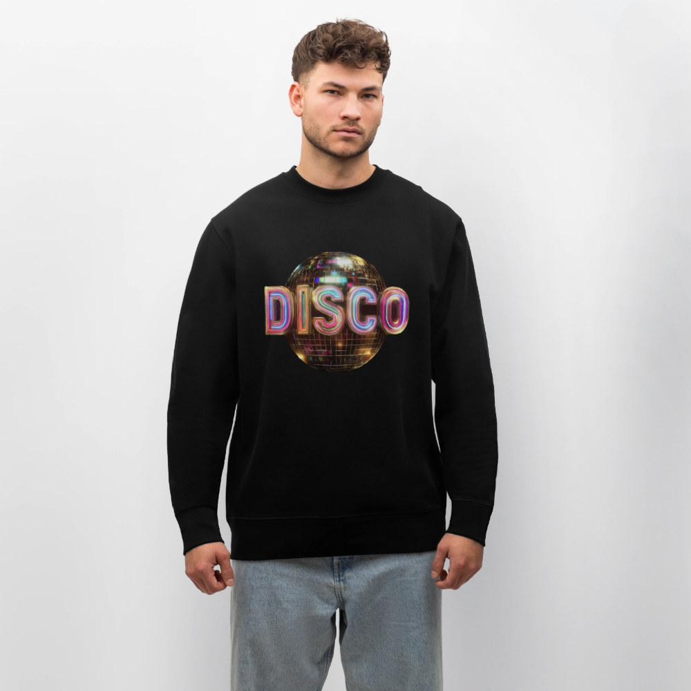 Disco Dreamscape, Ekologisk sweatshirt CHANGER unisex från Stanley/Stella - svart