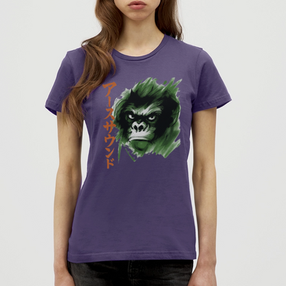 Earth Sound, T-shirt dam - mörklila