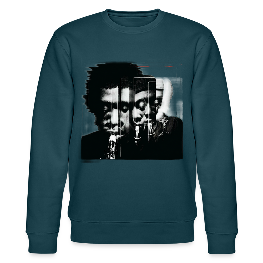 Between Breaths, Ekologisk sweatshirt CHANGER unisex från Stanley/Stella - mörk petrol