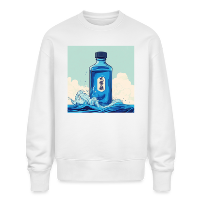 I Blått och Tystnad, Ekologisk oversizetröja RADDER unisex från Stanley/Stella - vit