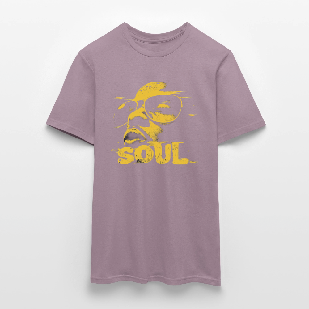 Funky Soul, T-shirt herr - lilagrå 