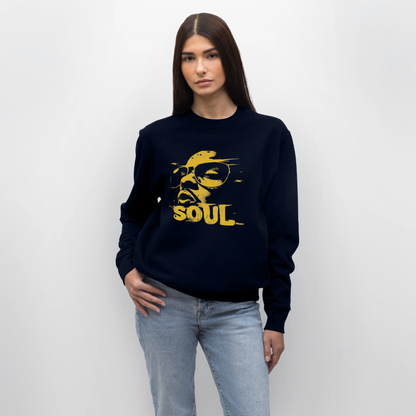 Funky Soul, Ekologisk sweatshirt CHANGER unisex från Stanley/Stella - marinblått