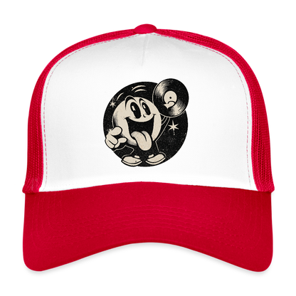 Groove Chaser, Trucker Cap - vit/röd