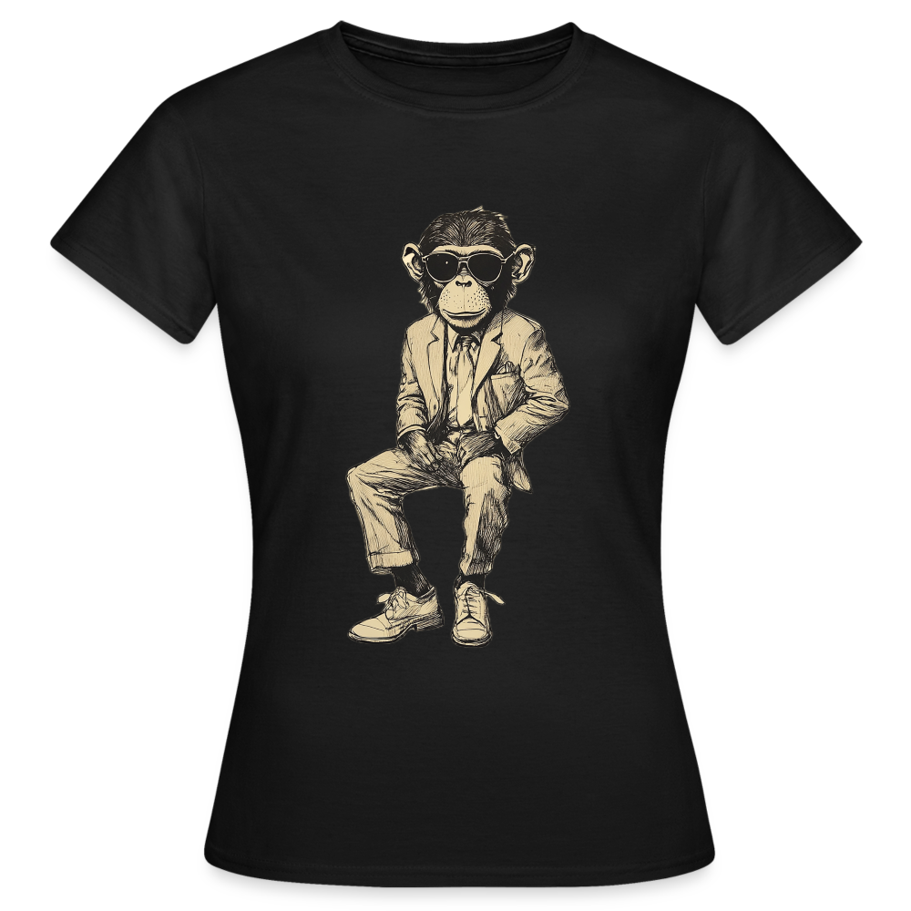 Mod Monkey, T-shirt dam - svart