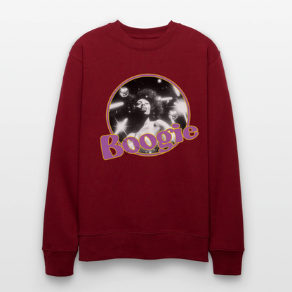 Electric Groove, Ekologisk sweatshirt CHANGER unisex från Stanley/Stella - vinröd