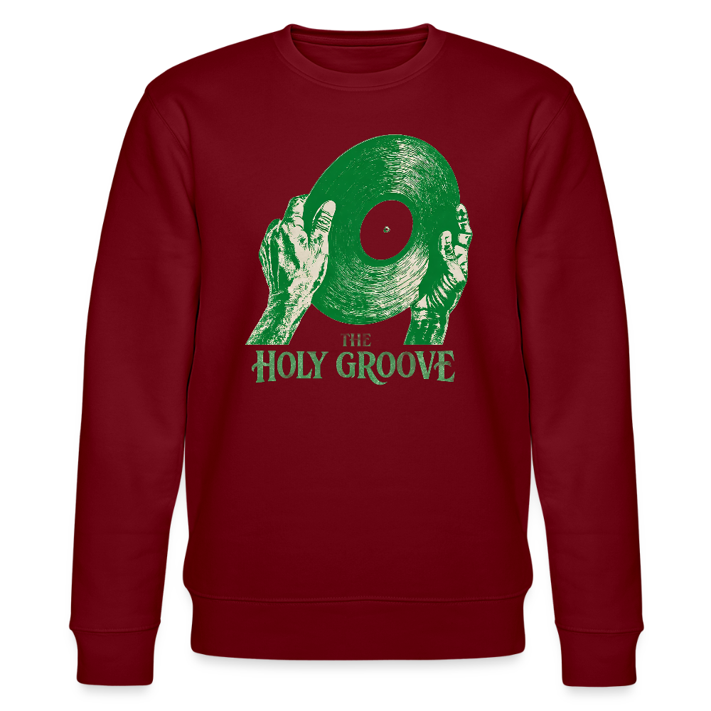 The Holy Groove, Ekologisk sweatshirt CHANGER unisex från Stanley/Stella - vinröd