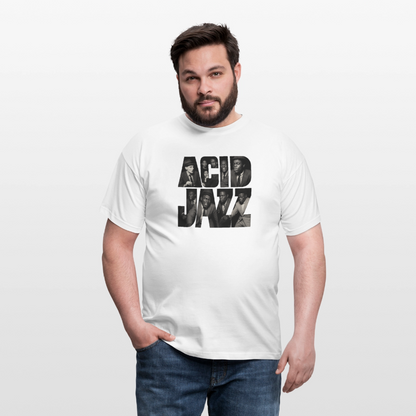 80s Club Jazzdance, T-shirt herr - vit