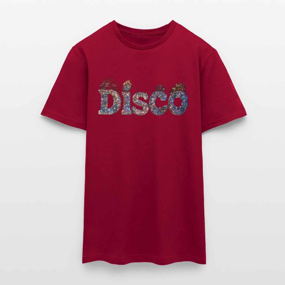 Star Dust, fades.T-shirt herr - tegelröd