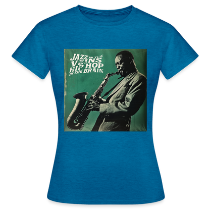 Groove in the Mind, T-shirt dam - antikblå safirljung