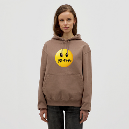 Turntable Grin, Luvtröja unisex - mocka