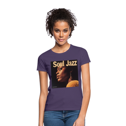 Acceso's Soul Groove: Jazz with a Beat, T-shirt dam - mörklila