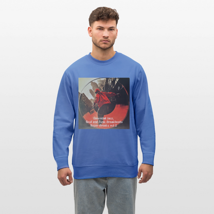 Super Breaks vol 2, Ekologisk sweatshirt CHANGER unisex från Stanley/Stella - blå