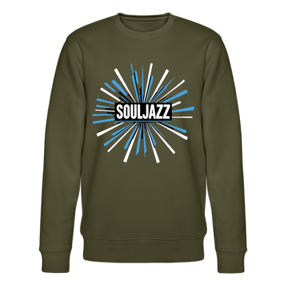 Jazz Meets Soul, Ekologisk sweatshirt CHANGER unisex från Stanley/Stella - kaki