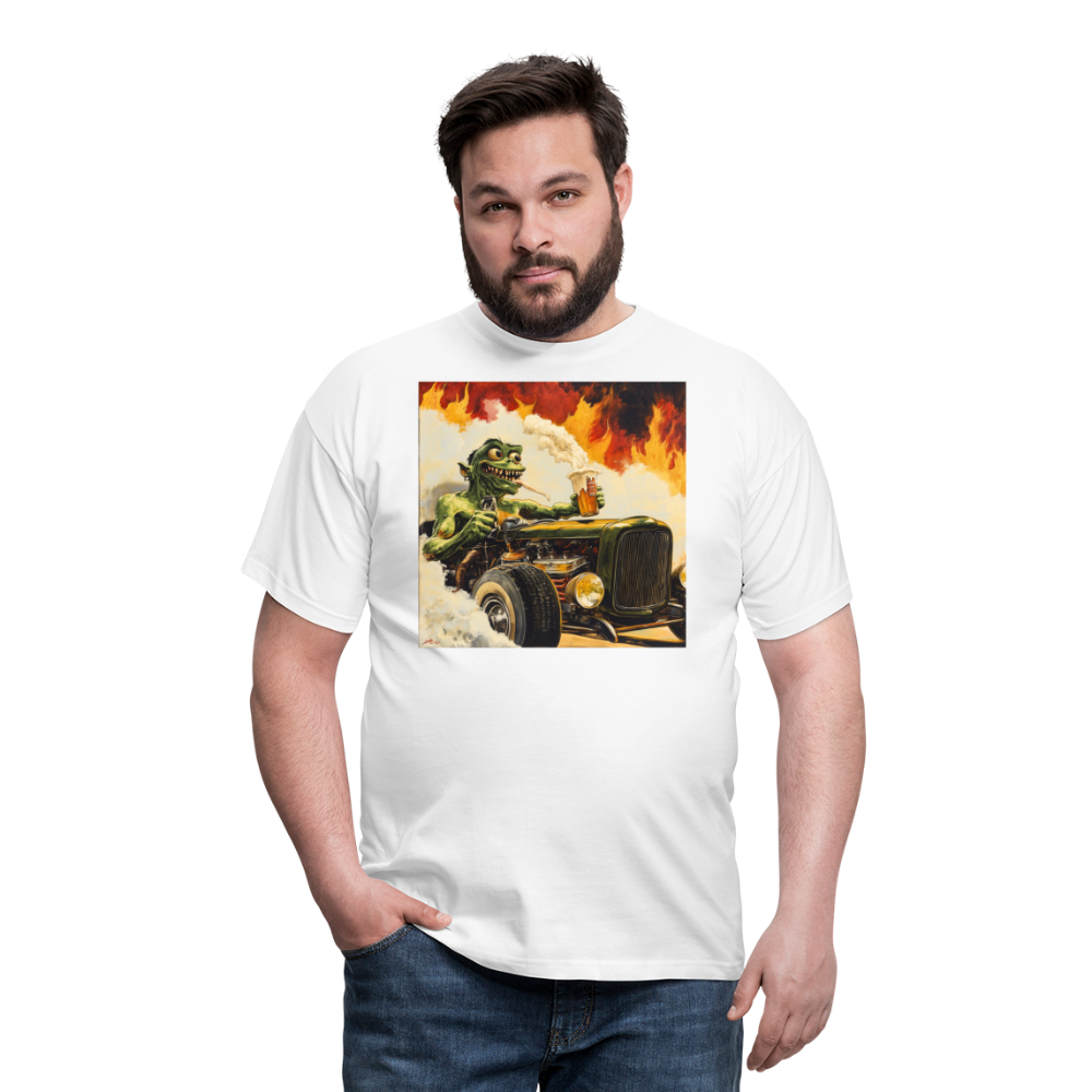 Ragg-Rex, T-shirt herr - vit