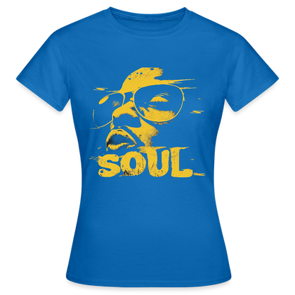 Funky Soul, T-shirt dam - royalblå