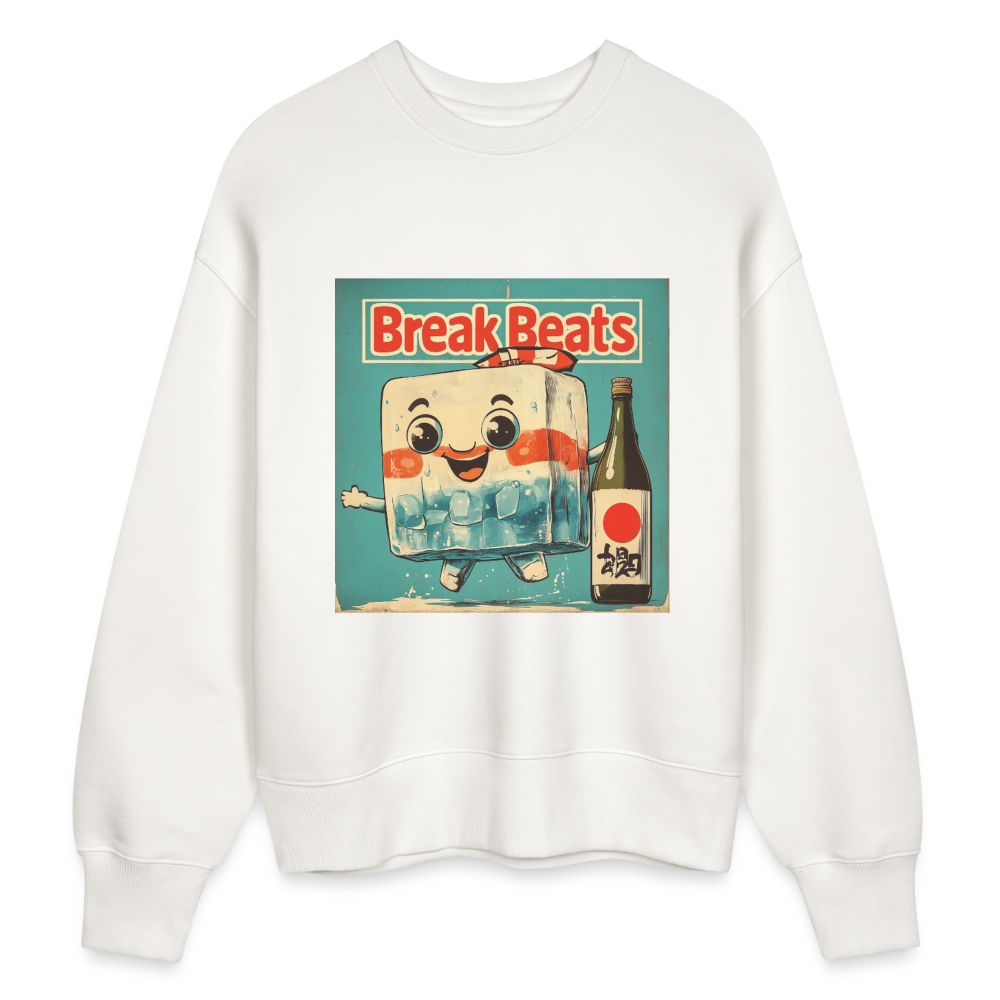 Nippon Break Beats,, Ekologisk oversizetröja RADDER unisex från Stanley/Stella - OFF WHITE