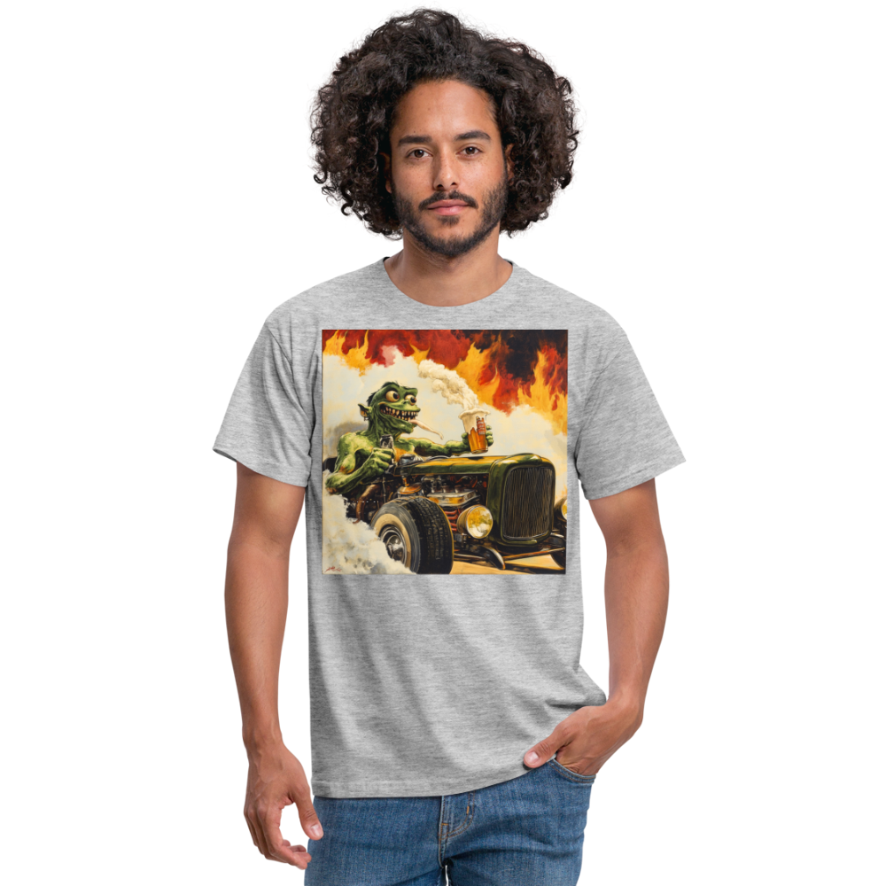 Ragg-Rex, T-shirt herr - gråmelerad