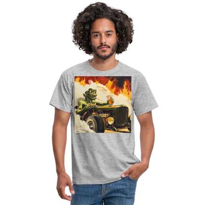 Ragg-Rex, T-shirt herr - gråmelerad