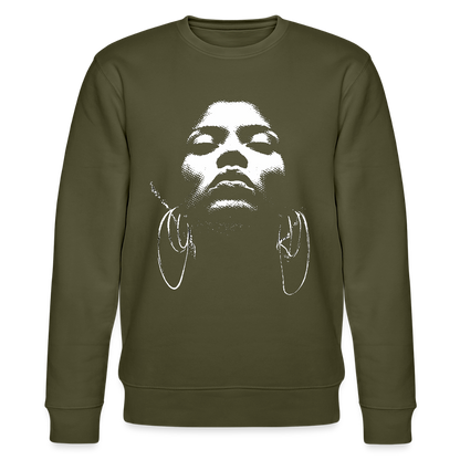 Beat Goddess, Ekologisk sweatshirt CHANGER unisex från Stanley/Stella - kaki