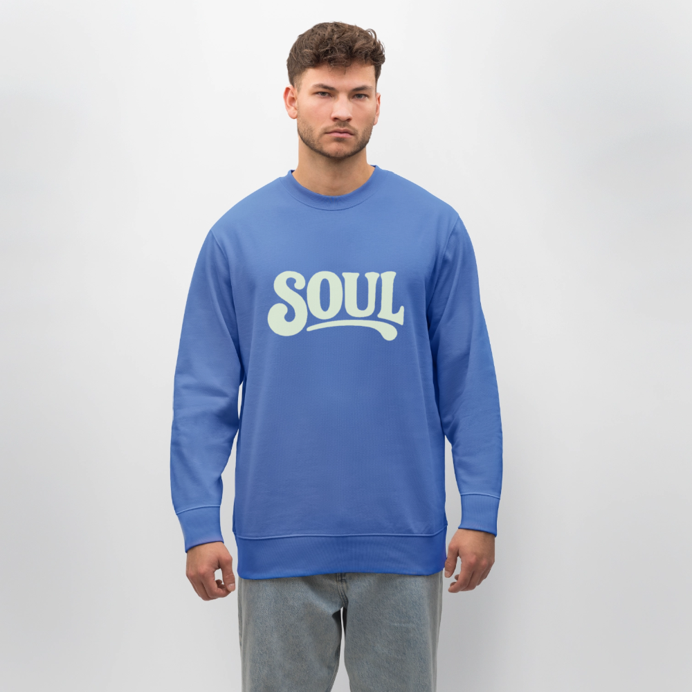 All About Soul, Ekologisk sweatshirt CHANGER unisex från Stanley/Stella - blå