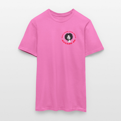 Where Music Lives – Powered by Acceso Family (small print), T-shirt unisex - rosa