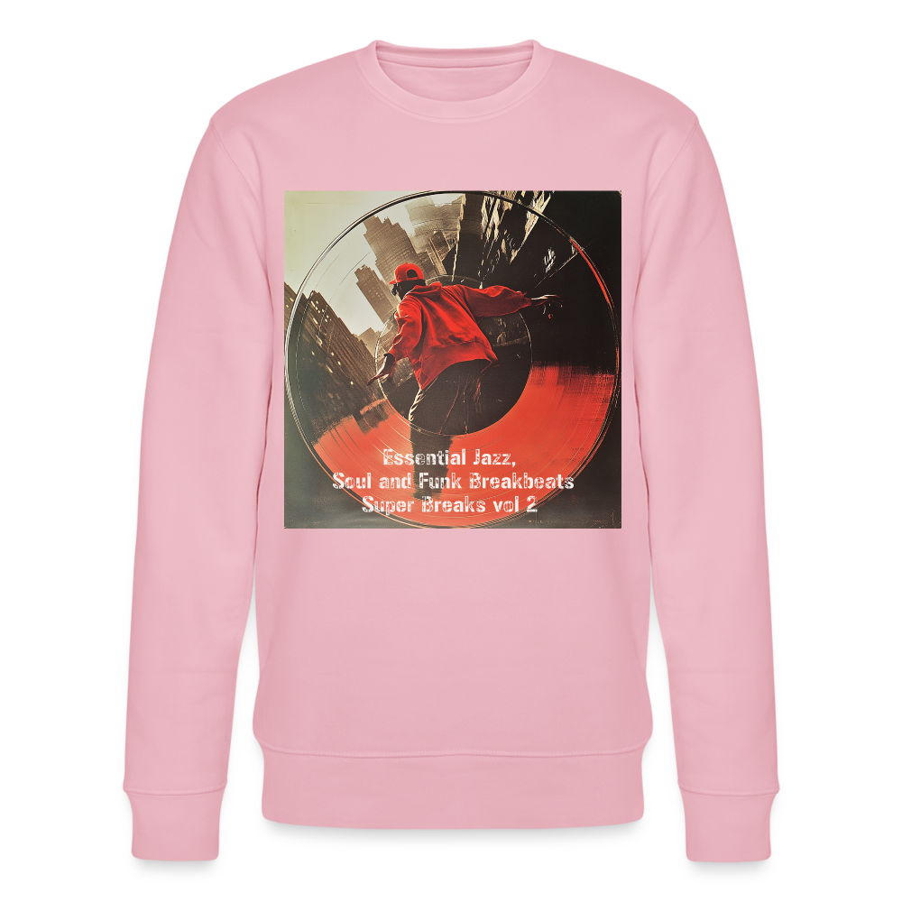 Super Breaks vol 2, Ekologisk sweatshirt CHANGER unisex från Stanley/Stella - ljusrosa