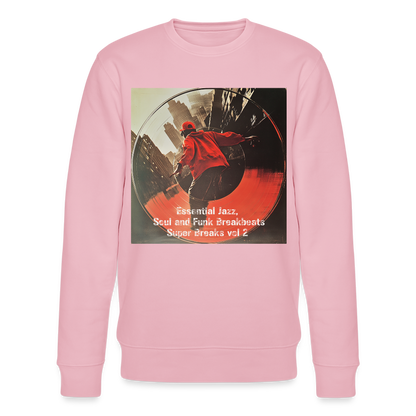 Super Breaks vol 2, Ekologisk sweatshirt CHANGER unisex från Stanley/Stella - ljusrosa