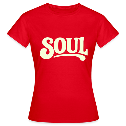 All About Soul, T-shirt dam - röd