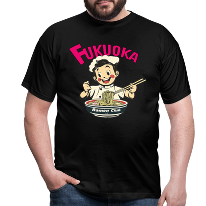 Fukuoka Ramen Club, T-shirt herr - svart