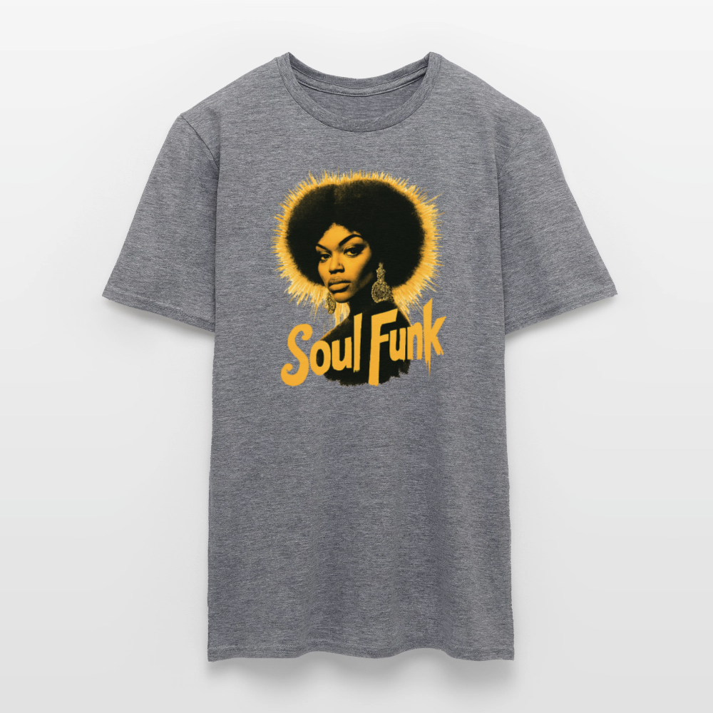 Soul Funk, T-shirt herr - grafitmelerad