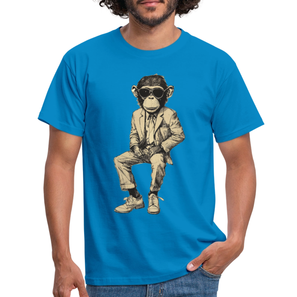 Mod Monkey, T-shirt herr - kungsblå