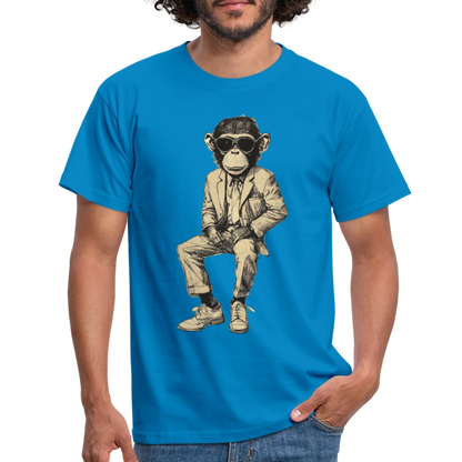 Mod Monkey, T-shirt herr - kungsblå