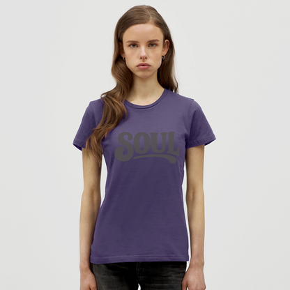 All About Soul, T-shirt dam - mörklila
