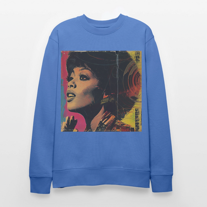 Luna Starfield poster 1963, Ekologisk sweatshirt CHANGER unisex från Stanley/Stella - blå