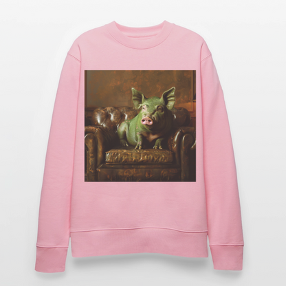 Grön Elegans, Ekologisk sweatshirt CHANGER unisex från Stanley/Stella - ljusrosa