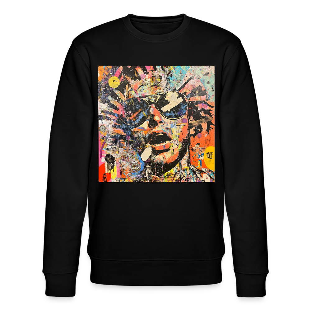 Cosmic Soul Groove, Ekologisk sweatshirt CHANGER unisex från Stanley/Stella - svart