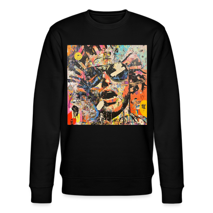 Cosmic Soul Groove, Ekologisk sweatshirt CHANGER unisex från Stanley/Stella - svart