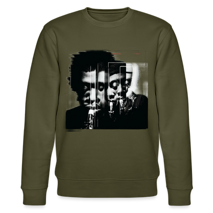 Between Breaths, Ekologisk sweatshirt CHANGER unisex från Stanley/Stella - kaki